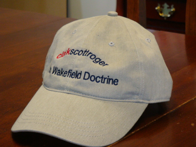 Fashion is the reason for this Wakefield Doctrine golf cap.